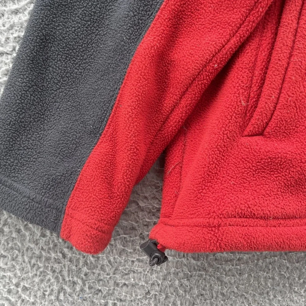 North Face TKA 200 Jacket Mens Med Red Fleece Gorpcore Tech Performance Training
